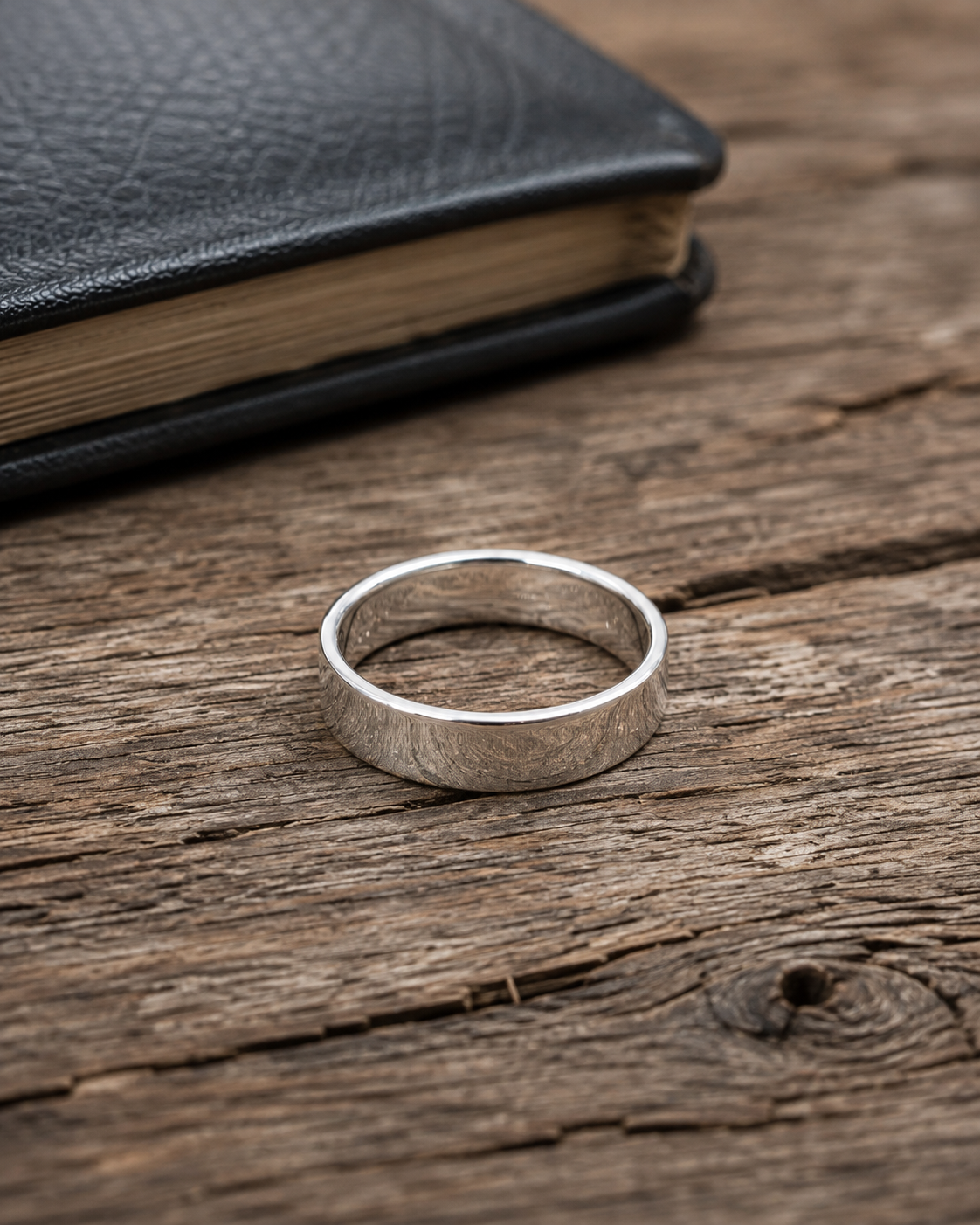 Unisex Solid Sterling Silver 5mm Band Ring – Polished Unisex 925 Silver Ring