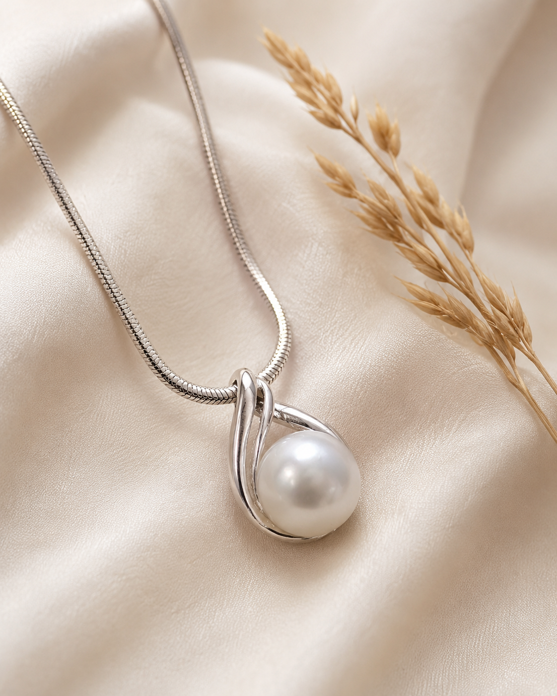 Freshwater Pearl Sterling Silver Pendant