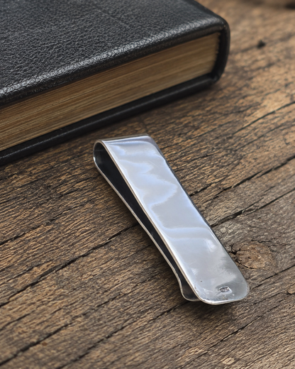 Heavy Solid Sterling Silver Fleur de Lis Money Clip – Premium Men’s Wallet Clip