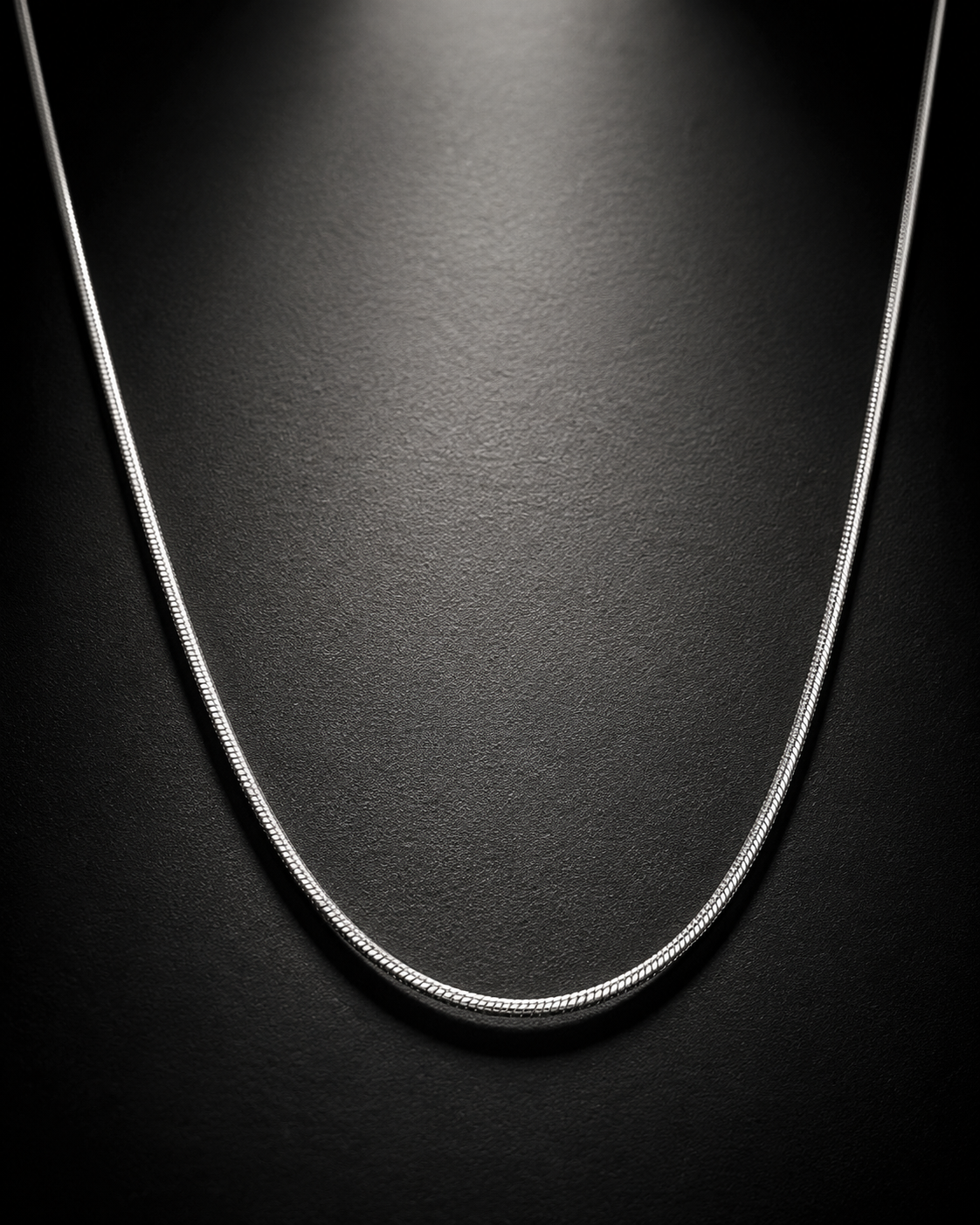 1.5mm Sterling Silver Snake Chain Necklace, Italian Style Silver Chain for Pendants, Unisex 925 Silver Necklace