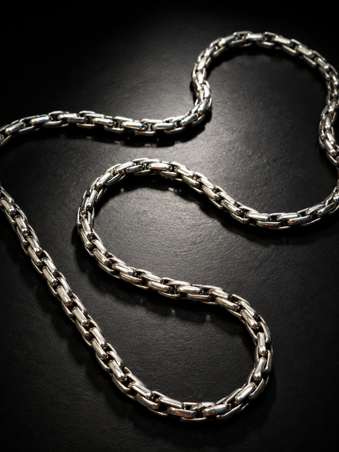 4mm Solid Sterling Silver Byzantine Chain Necklace – Heavy King Chain