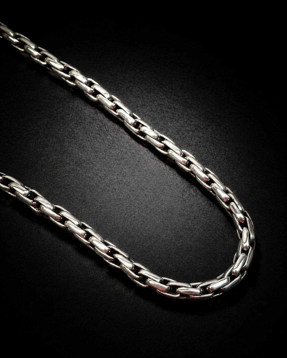 4mm Solid Sterling Silver Byzantine Chain Necklace – Heavy King Chain