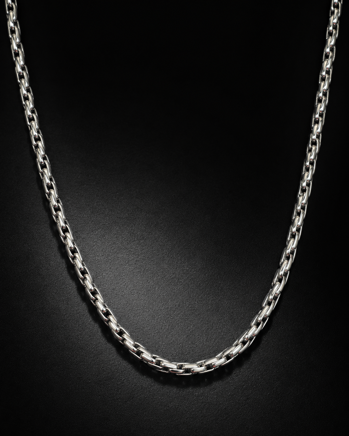 4mm Solid Sterling Silver Byzantine Chain Necklace – Heavy King Chain